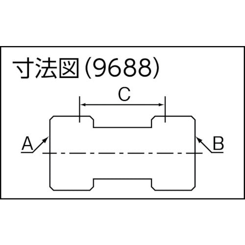 KAKUDAI 양 너트 유니온(13×13) 9688 1개