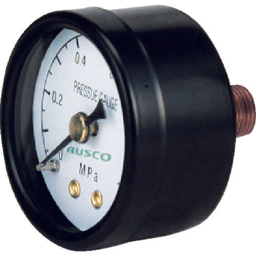 TRUSCO pressure gauge, display plate diameter Φ40, embedded type, aperture R1/8 display, TP-G40, 1 piece