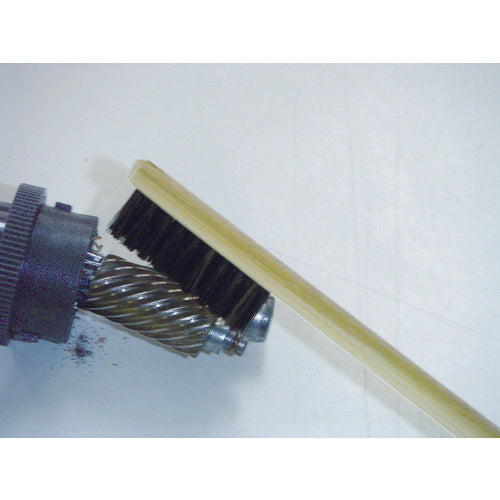 TRUSCO Bamboo Hair Brush 180 Pig Hair TB-1006 1 Piece