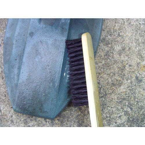 TRUSCO Mechanical Bamboo Brush, 13.5cm, Straight Handle, Pig Hair, TB-1001, 1 Piece