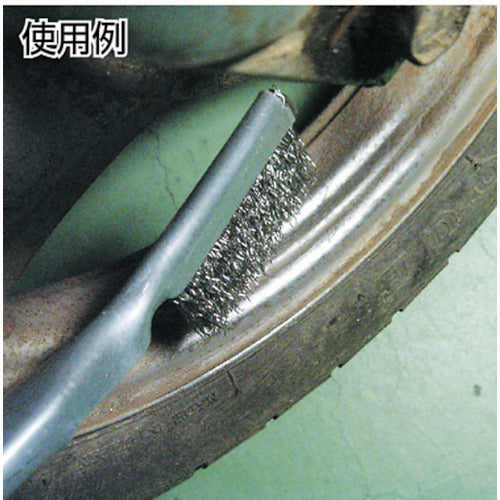 TRUSCO Gold Handle Brush All Stainless Steel TB-2026 1 Piece