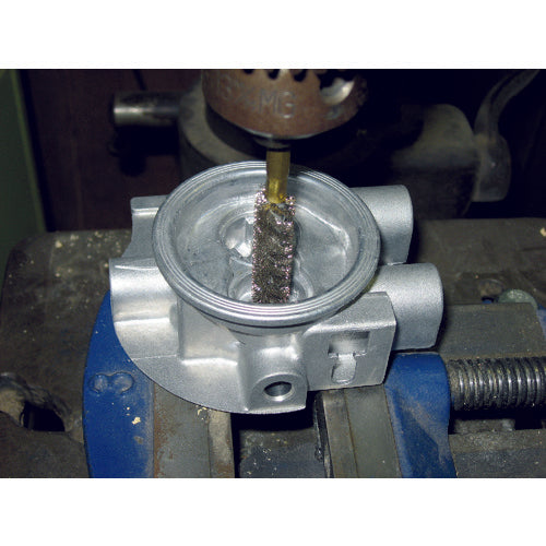 TRUSCO ネジリブラシ 電動用 SUS 線0.15X外径Φ25X軸Φ6 TB-5715 1 本