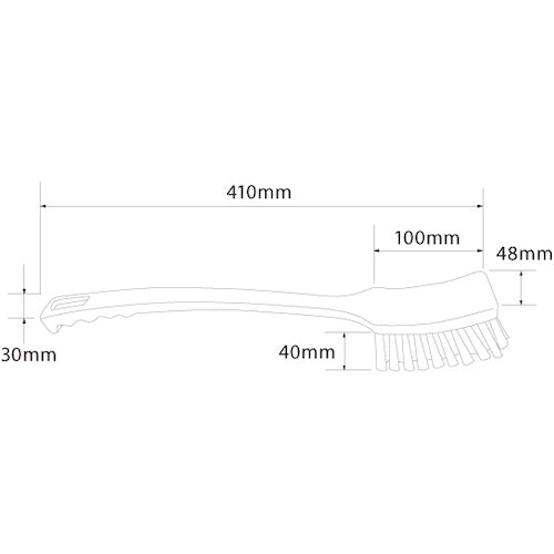 BURRTEC Barcute Plus Long Handle Hard White BCP-NHW 69102151 1 piece