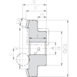 KHK ハイレシオハイポイドギヤMHP1.5−0603R MHP1.5-0603R 1 個