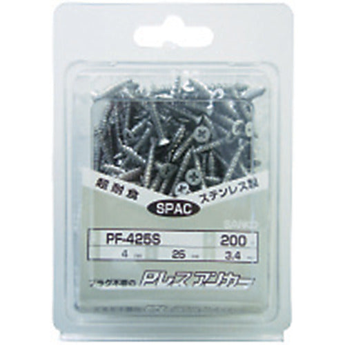 Sanko P-less anchor, stainless steel (50 pieces) PF-5X60SP50 1 PK