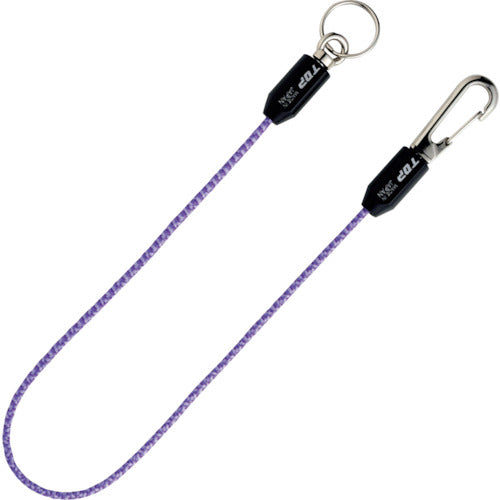 TOP ゴム製スリムセーフティコード(迷彩バイオレット) SFC-250MV 1 本