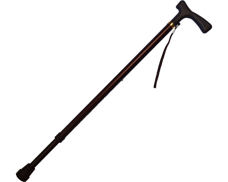 알루미늄 경량 스테크 신축 끈 첨부 / MK65-1 브라운 1개