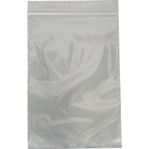 TRUSCO Zippered Poly Bags 0.04mm Thickness 200x140mm 100 Pieces TCB-G-4A-TM 1 Bag