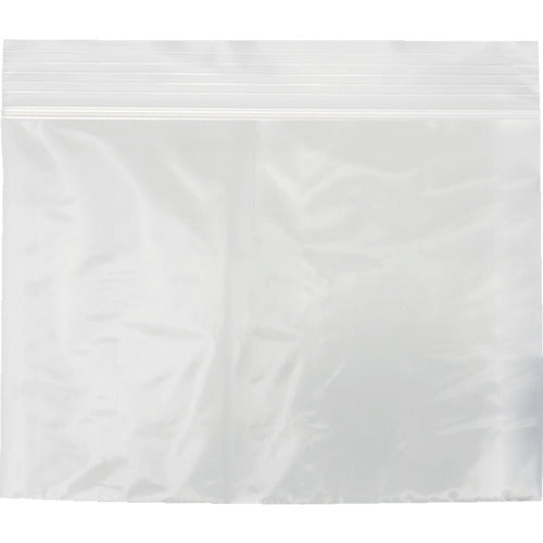 TRUSCO Zippered Poly Bags 0.08mm Thickness 100x140mm 200 Pieces TCB-E-8-100TM 1 Bag