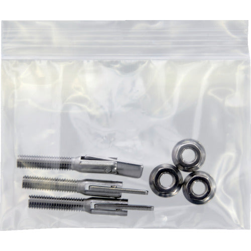 TRUSCO チャック付ポリ袋 0.04mm厚 50x70mm 300枚入 TCB-A-4-50TM 1 袋