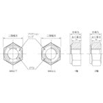 TRUSCO U너트 1종 스테인리스 M6 400개입 헥사곤 팩 S101-0006 1캔