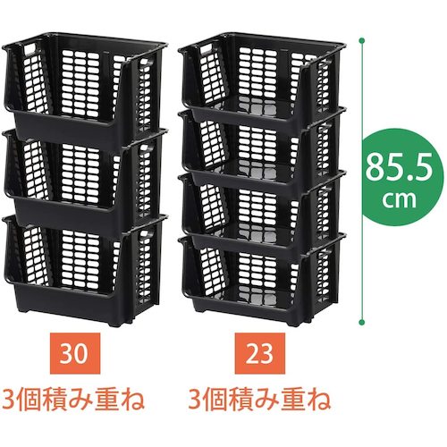 SANKA Stacking Case Natura Stocks Black NST-23BK 1 piece