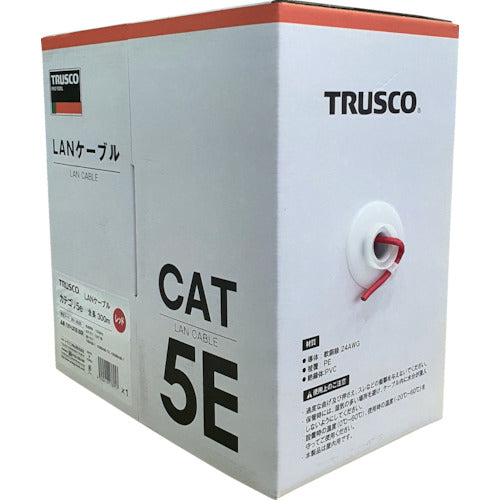 TRUSCO LAN 케이블 카테고리 5e 300m 그레이 TUTP-CAT5E-300G 1 권
