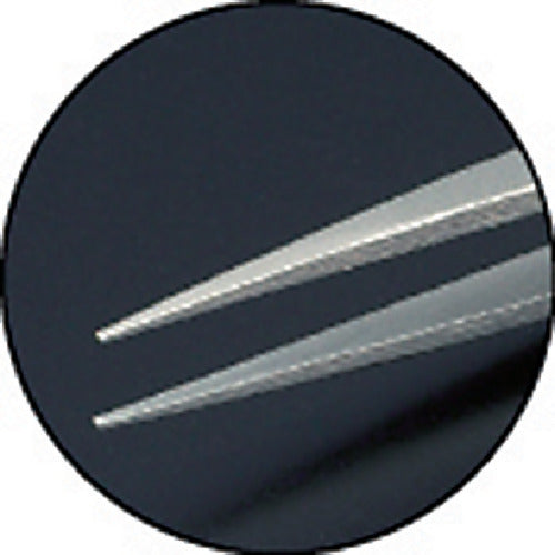 TRUSCO 【매진 폐번】 티타늄제 루비스 핀셋 120 mm선환 선세형 2-TNF 1개