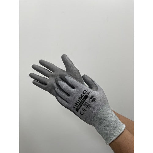TRUSCO 抗菌仕様 耐切創手袋M TCB-HGBKM 1 双