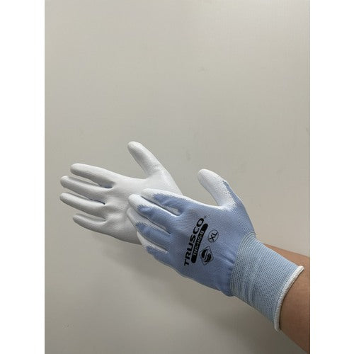 TRUSCO 항균 사양 우레탄 등받이 장갑 블루 XL TNS-HG-BXL 1 쌍