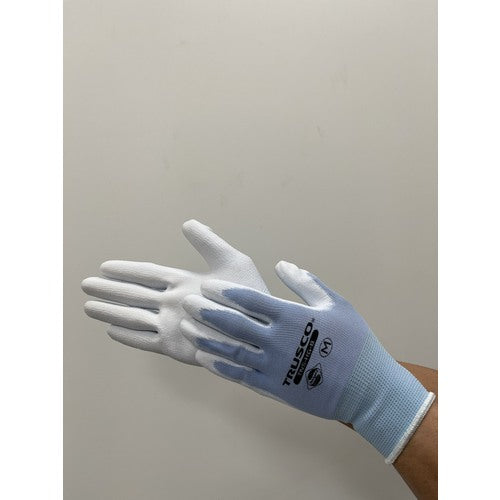 TRUSCO 항균 사양 우레탄 등받이 장갑 블루 M TNS-HG-BM 1 쌍