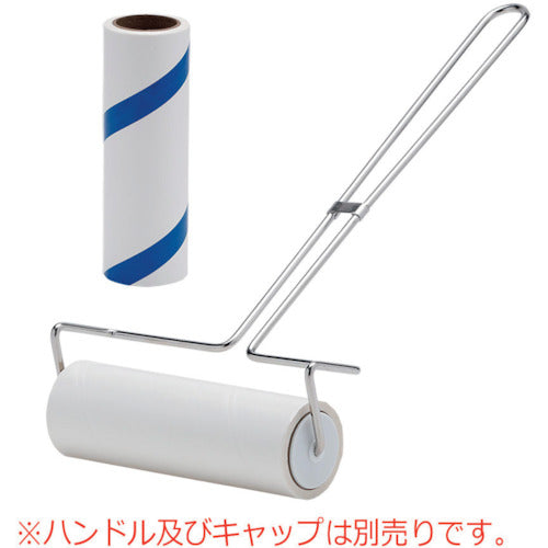 ミドリ安全 衣類用 ミドリ粘着ローラー スペアテープ らせんカットタイプ MS160K 160mm幅 100巻入り MS160K 1 箱