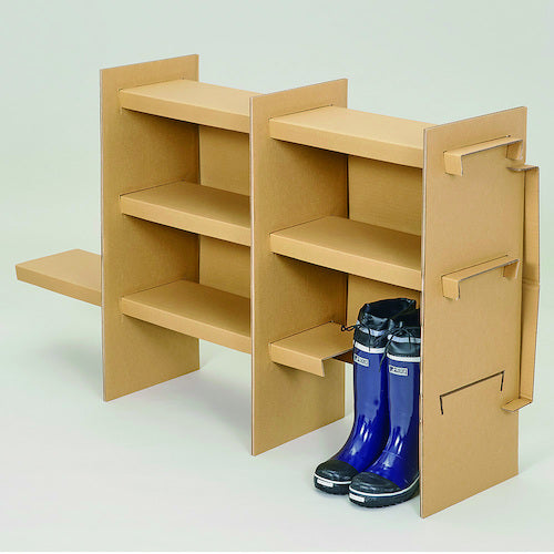 TRUSCO Cardboard Shoe Rack TNDS101NA 1 S