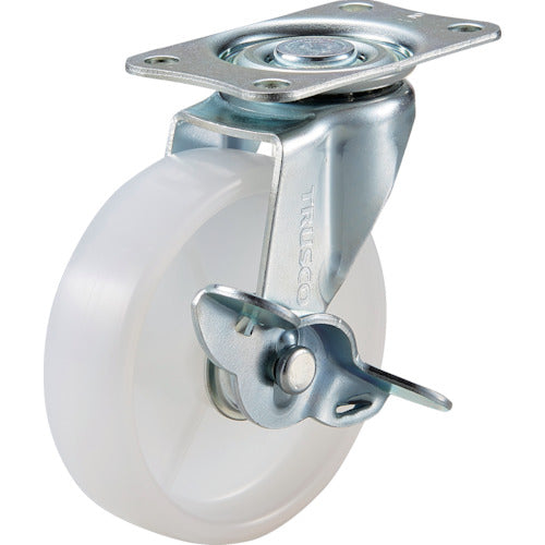 TRUSCO 루트 밴 OC 도리 용 자유 스토퍼 부착 캐스터 φ75 나일론 자동차 TYE-75NS 1 개