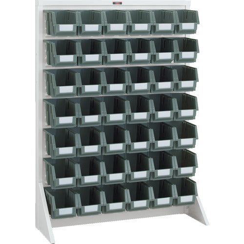 TRUSCO 패널 컨테이너 랙 910X320XH1240 중 X42 T-1242N-AW 1대