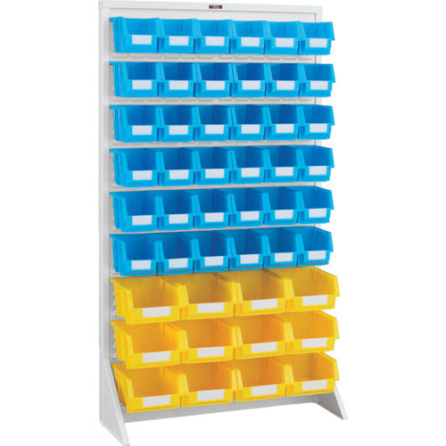 TRUSCO Panel Container Rack 910X320XH1600 MediumX36 LargeX12 T-1636N-AW 1 unit