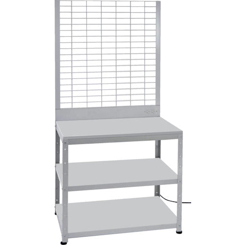 TRUSCO スーパーラックデスク型メッシュパネル式 コンセント付 アジャスター付 BDD-993L1TNCW 1 台