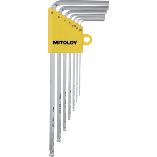 MITOLOY L-shaped hollow wrench ball point Neo holder 7-piece set HBL700N 1 S
