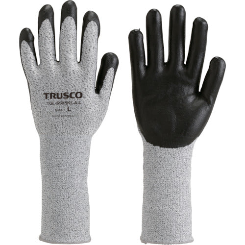 TRUSCO HPPE 장갑 니트릴 손바닥 코트 롱 L TGL-5595KL-AL 1 쌍