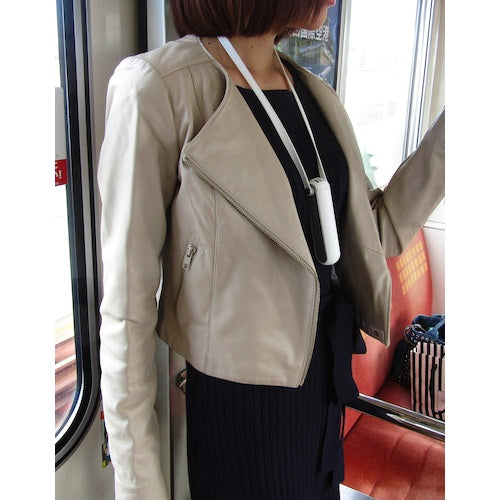 칼텍 퍼스널 공간 제균·탈취기 턴드 케이 목걸이 타입 블랙(꽃가루 필터 탑재) KL-P02-K 1대