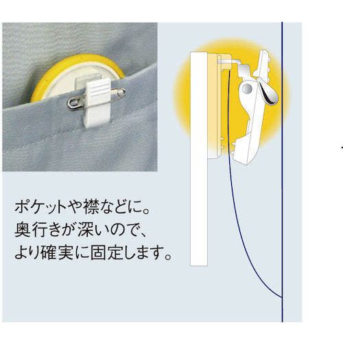 西敬 名札用プラスチッククリップ両面テープ付20個入 P-220 1 PK