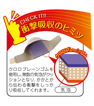 衝撃吸収かかとサポーター 1足分 / 024870000 1 組