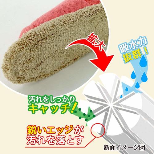 LEC 【激落ちくん】おそうじスリッパNEOベージュ S-534BE 1 個