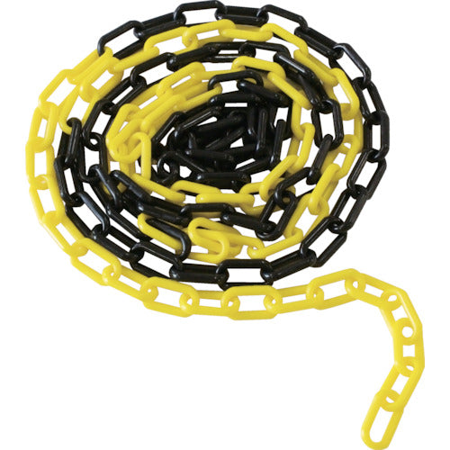 Mitsugiron Plastic Chain 6mm 3m Cut Yellow Black SF-65-YB SF-65-YB 1 Piece