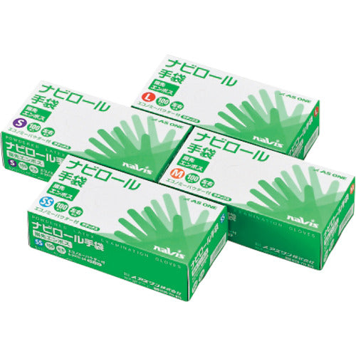 AS Naviroll Gloves L 100 pieces 8-9970-01 1 box