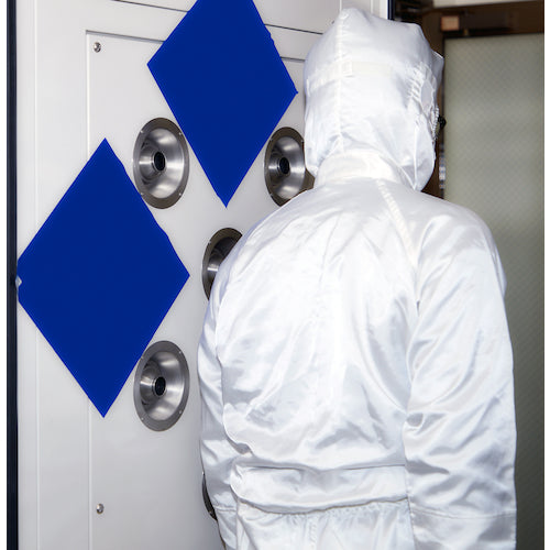 TRUSCCO 정리 구입 에어 샤워용 점착 시트(구멍 없음) 300X300 30장 중점도 파랑 10 시트 ASSF-3030B-M10 1 S