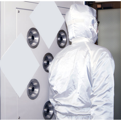 TRUSCO エアーシャワー用粘着シート(穴なし) 300X300 30枚 高粘度 白 ASSF-3030W 1 SHT