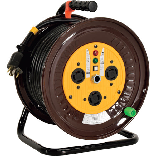 NICHIDO 3상 200V 드럼 락(걸이)식 콘센트 드럼(옥내형) 30m ND-E330L-20A 1대