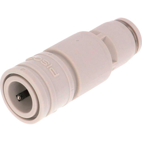 PISCO 라이트 커플링 스트레이트 소켓(15타입) 라이트 그레이 CPS15-8W 1개