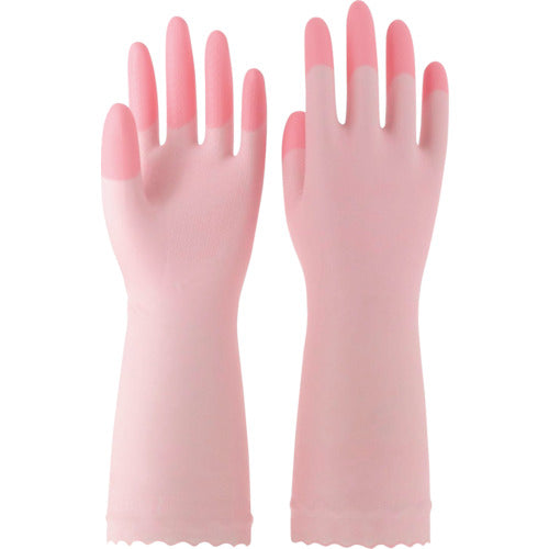 에스테이 패밀리 비닐 중후 손가락 끝 강화 M 핑크 ST71211 1 쌍