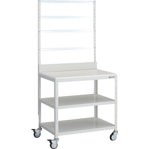 TRUSCO スーパーラックデスク型フリーバー式 ウレタン車輪付 BDD-993B4TNUW 1 台