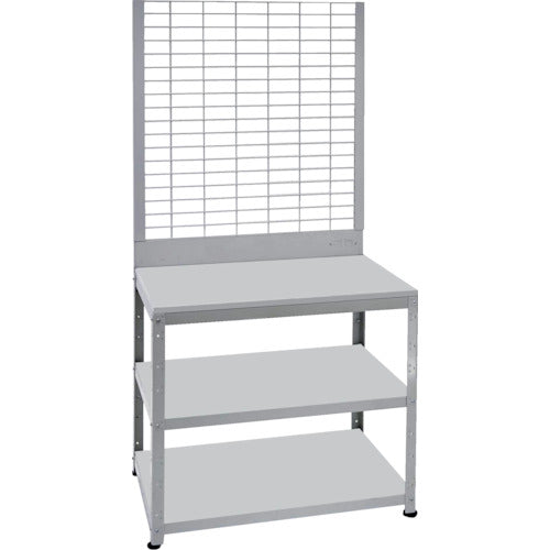 TRUSCO スーパーラックデスク型メッシュパネル式 アジャスター付 BDD-993L1TNW 1 台