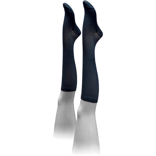 METEX Lila Luce Knee-length Socks, Closed Toe, Black, Medium, RLIIDRLC2M, 1 Pair
