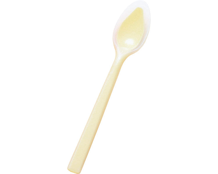 Mouth-friendly spoon, one-piece deep type, large / KU-07 Yellow 1 piece