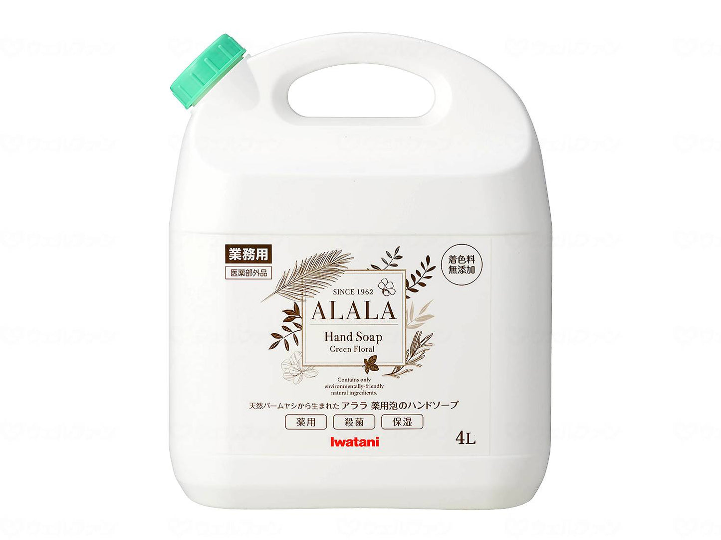 Iwatani Alala Dishwashing Detergent Kitchen Herb Case 4L