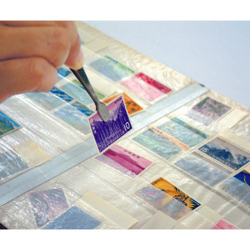 TRUSCO Stainless Steel Tweezers 120mm for Stamps TSP-32 1 pc