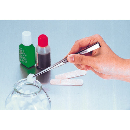 TRUSCO ステンレス製ピンセット 300mm 直ギザ付 TSP-39 1 本