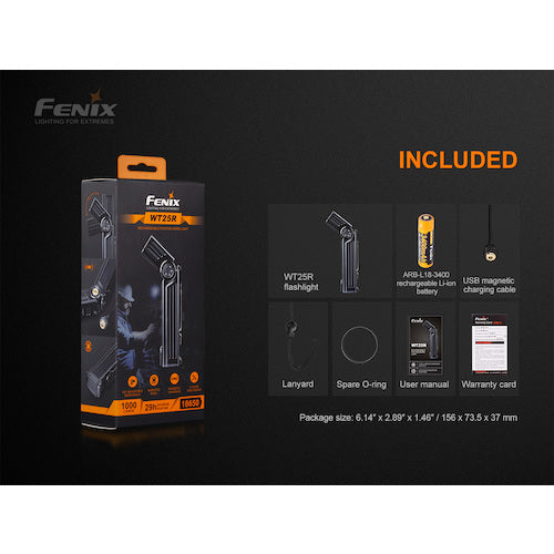 FENIX 충전식 LED 워크라이트 WT25R WT25R 1개
