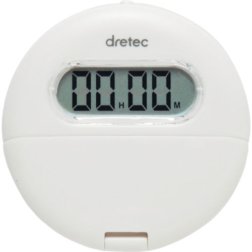 dretec クリップ付バイブタイマー ホワイト T-558WT 1 個