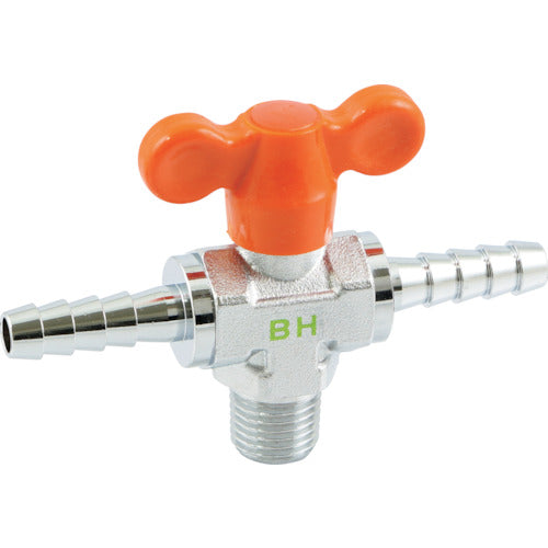 ASOH 外ネジ×ホース口(Lポート)(RoHS指令相当品) PT1/4×φ9×φ9 BH-5299R 1 個